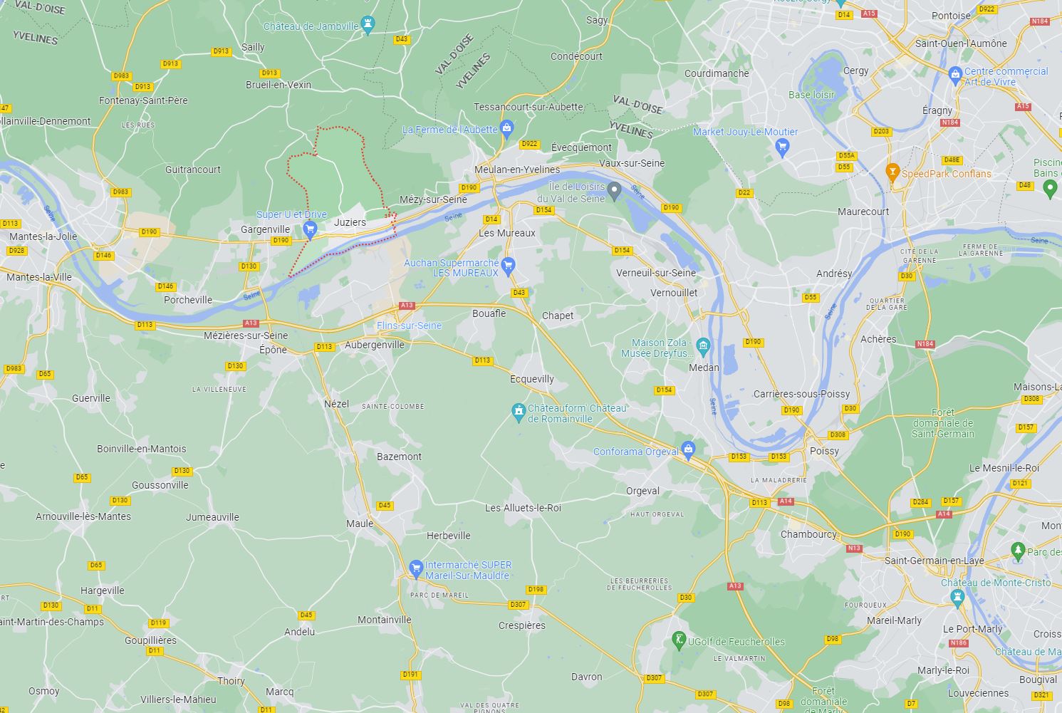 GoogleMaps Juziers